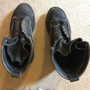 Black West Co. Logger Boots Size 11D